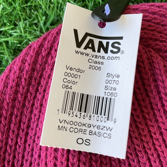 Vans MN Core Basics Beanie Raspberry Magenta WMNS - Picture 5 of 16